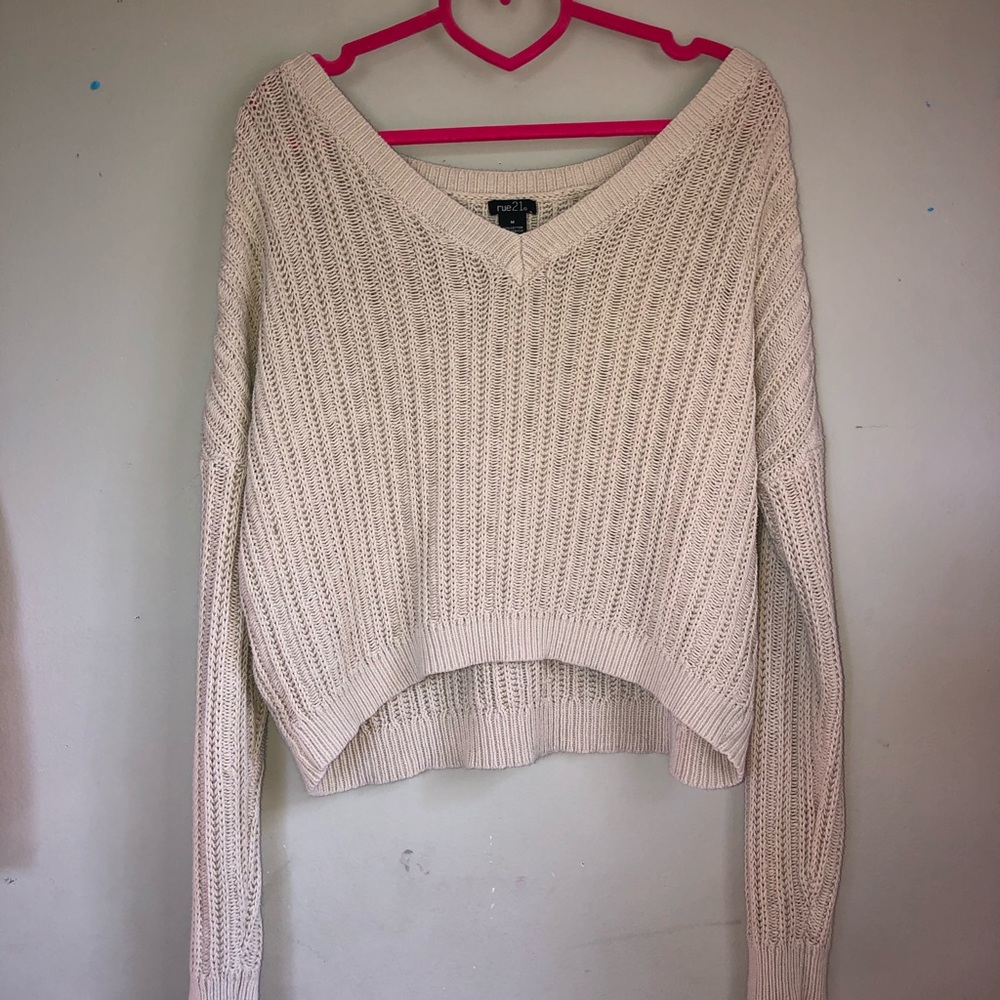 Cropped sweater